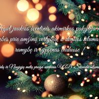 UAB „Skuodo šiluma“ kolektyvo sveikinimas Šv. Kalėdų ir Naujųjų metų proga